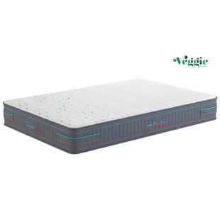 VEGGIE MATTRESS 7-Zonen Gelmatratze Härtegrad H3 - Mittlerer Liegekomfort, 26 cm Höhe