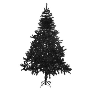 THE SEASONAL AISLE Black Fir Christmas Tree