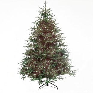 NATIONAL TREE CO. 213cm Lighted Artificial Spruce Christmas Tree