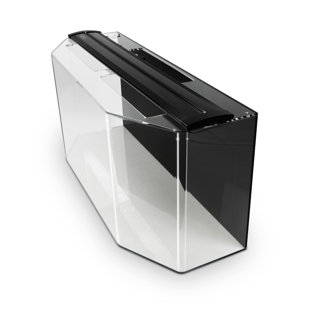 SEACLEAR ACRYLIC Seaclear 26 Gal System II Flat Back Hexagon Acrylic Aquarium Cobalt Blue Back, With LED Lighting, 36" By 12" By 16" High