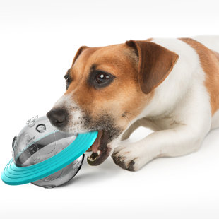 HANAMYA Food/Treats Dispensing Toy | Flying Disc Dog Toy｜Interactive Pet Toy | Dog Puzzle Toy