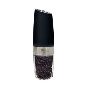 Stellar Living Abn5M009-Blk Electric Pepper Grinder, Black