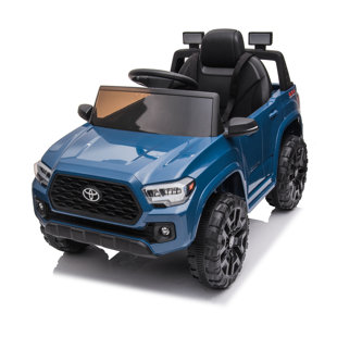 IYOFE Toyota Tacoma 12V Battery Powered Ride-on Car, Kids Toys, Parent Remote Control,LED Lights,AUX Port