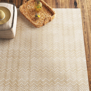 BEACHCREST HOME Aaron Jute Flatweave Natural Rug