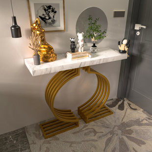 ELASIGNSHOPO 11.73'' Console Table