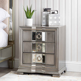 MERCER41 Terrazas 3 Drawer Bedside Table