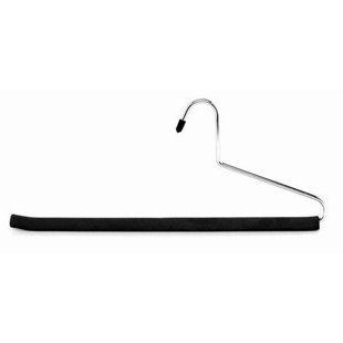ONLY HANGERS INC. Metal Non-Slip Standard Hanger for Skirt/Pants (Set of 10)