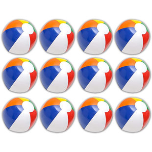 AMAZAQUE Neliblu Rainbow Beach Ball (Set of 12)