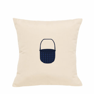 NANTUCKET BOUND Embroidered Sunbrella® Reversible Throw Pillow