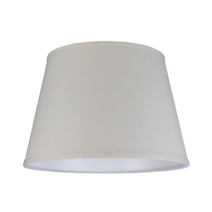 ASPEN CREATIVE CORPORATION 10.5" H Linen Empire Lamp Shade ( Spider ) in Off-White