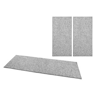 BT CARPET Wolly Grey Rug