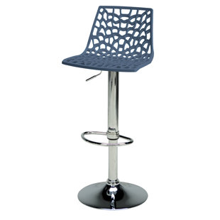 GRANDSOLEIL Spider Height Adjustable Swivel Bar Stool