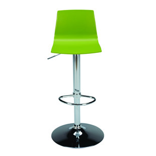 GRANDSOLEIL Swivel Adjustable Height Counter Stool with Metal Frame