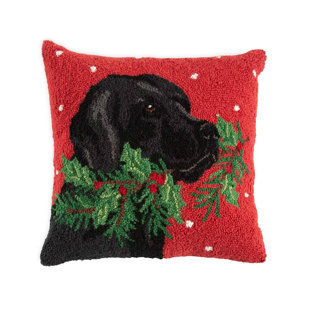 PLOW & HEARTH Wool Blend Throw Pillow