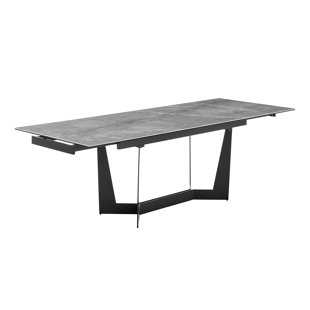 EUROSTYLE MATEO Extendable Metal Base Dining Table