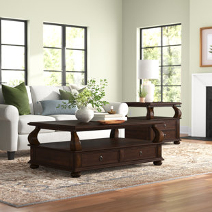 LARK MANOR™ Crestline 3 - Piece Living Room Table Set