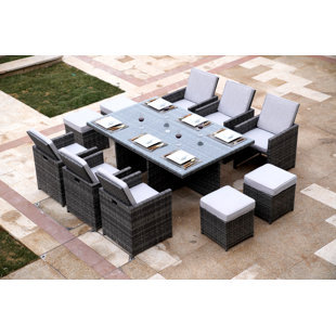 DIRECT WICKER Norcross Patio Dining Table