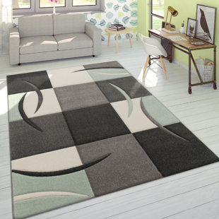ZIPCODE DESIGN Maryam Geometric Flatweave Light Green/Grey/Black Area Rug