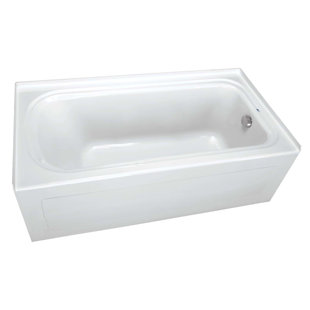 PROFLO 60'' x 42'' Alcove / Tile In Soaking Acrylic Bathtub