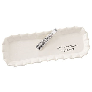 Mud Pie™ Circa Ceramic Chips And Dip Platter