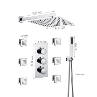 MONDAWE Herathena All-In-One Kit with Rough in-Valve