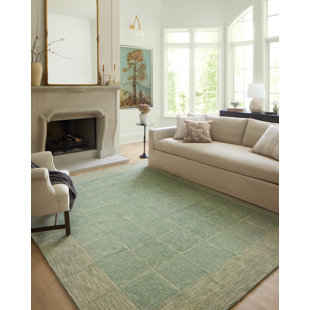 Chris Loves Julia x Loloi Francis Collection FRA-02 Green / Natural, Contemporary Area Rug