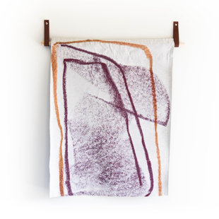 K-APOSTROPHE Cotton Painted Mountain Woven Tapestry