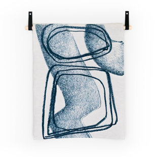 K-APOSTROPHE Cotton Water Off of Treasure Island is Frigid Woven Tapestry