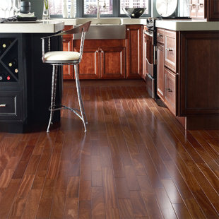 EASOON USA African Hickory 1/2 Thick x 5" Wide x Varying Length Engineered Hardwood Flooring