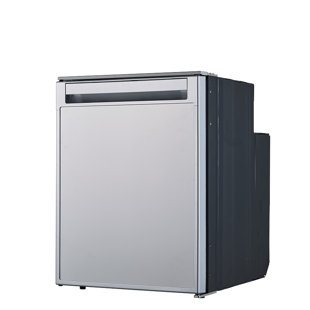 EQUATOR 2.8 cu. Ft. 80L 12V/DC RV Built-in Refrigerator w/Freezer, Anti-Vibration, reversible door in SS