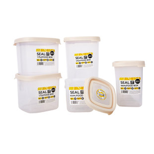 PREP & SAVOUR Cyrelle Food Storage - Set of 6 Containers and 6 Lids