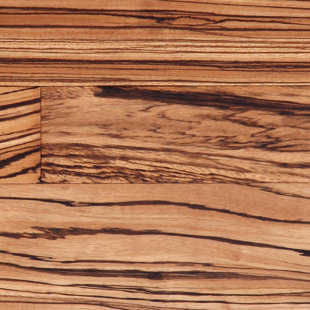 EASOON USA African Heritage Zebrawood 5/16 Thick x 3" Wide x Varying Length Engineered Hardwood Flooring