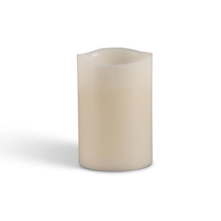 EVERLASTING GLOW Vanilla Scented Flameless Pillar Candle
