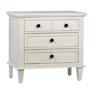 ROSECLIFF HEIGHTS Bridenthal Solid Wood Nightstand