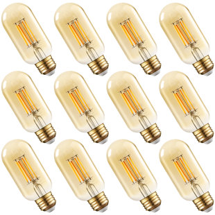 TORCHSTAR LED 4.5W Dimmable Vintage Bulb 2700K Amber 25W Equive. E26 Base (Set of 12)