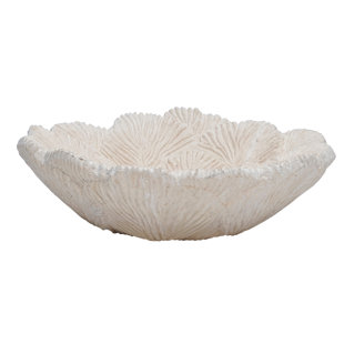 JANUS ET CIE Sea Fan Stoneware Decorative Bowl