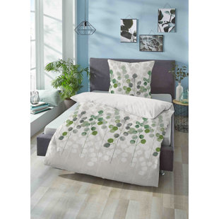 BIBERNA Floral Duvet Cover Set with Pillowcases