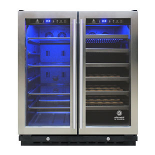 Vinotemp Connoisseur Series Dual-Zone 30" Wine and Beverage Cooler