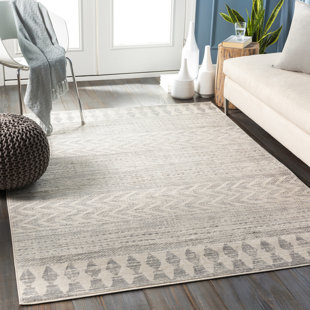 SURYA B.V. Machine Woven Off-White/Light Grey/Medium Grey Rug