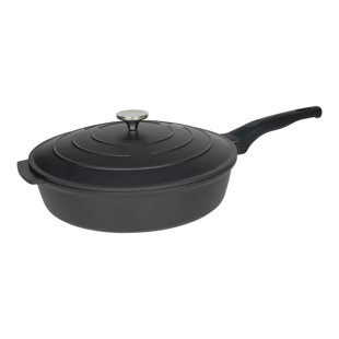 Grunwerg Commichef Aluminum Non-Stick Frying Pan with Lid