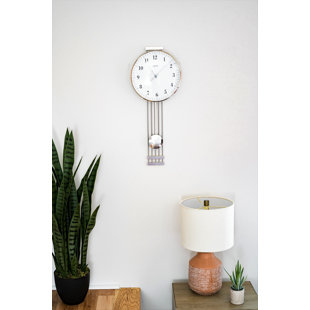 HERMLE BLACK FOREST CLOCKS Highbury Metal Wall Clock