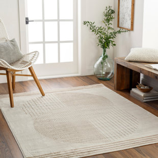 SURYA B.V. Machine Woven Light Brown/Light Beige Rug