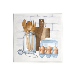 STUPELL INDUSTRIES Country Kitchen Utensils Wall Plaque Art By ND Art
