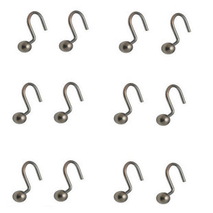 DANIELS BATH METAL SHOWER HOOKS Metal Shower Accessory