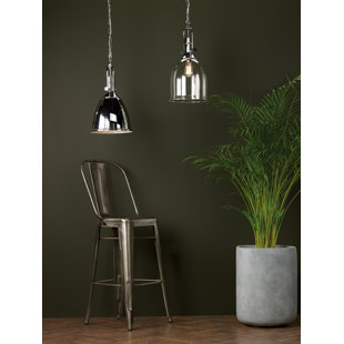 WILLISTON FORGE Deleon 1 - Light Chrome Bell Pendant