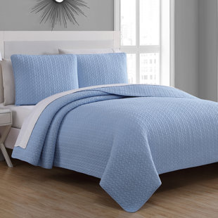 AMERICAN HOME FASHION Estate Collection Modern & Contemporary Cotton Quilt Set