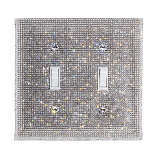 DESIGNS ABLAZE 2 - Gang Toggle Light Switch Standard Wall Plate