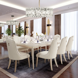 MICHAEL AMINI Malibu Crest 9 - Piece Extendable Dining Set