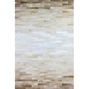 BASHIAN RUGS Santa Fe Leather Geometric Rug