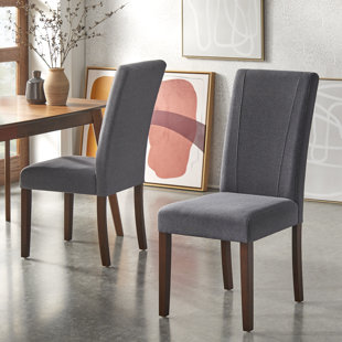 LARK MANOR™ Aimee-Elizabeth Solid Wood Parsons Chair (Set of 2)